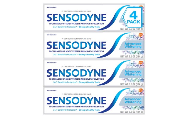  Advanced Whitening Toothpaste, 6.5 oz, 4-pack