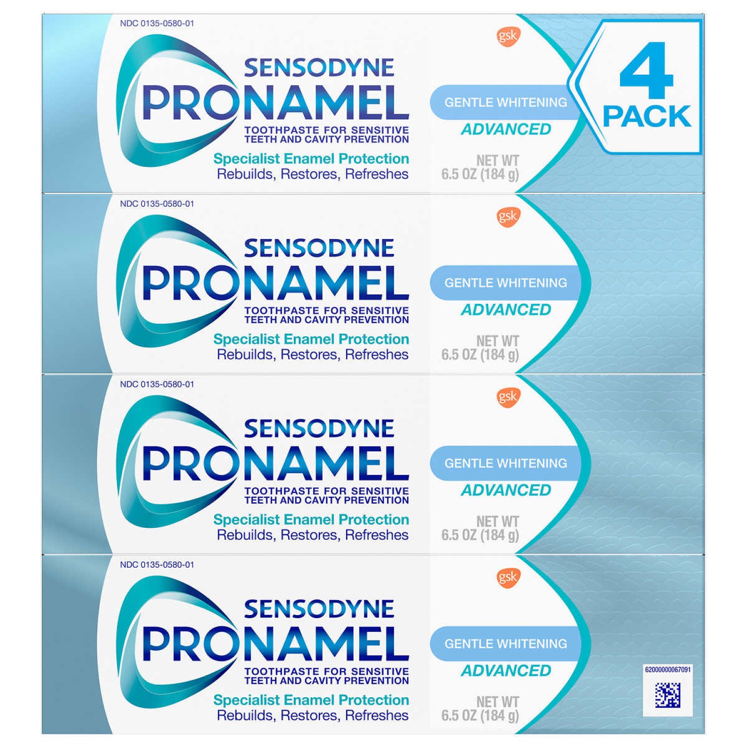 sensodyne pronamel gentle whitening advanced toothpaste 6.5 oz