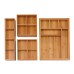  Classics 4-piece Bamboo Expandable Drawer Organizer