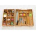  Classics 4-piece Bamboo Expandable Drawer Organizer