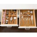  Classics 4-piece Bamboo Expandable Drawer Organizer