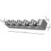 Shovel Rake & Tool Holder with Hooks