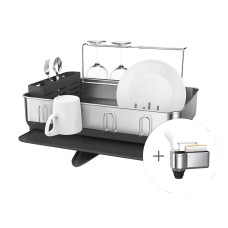 simplehuman Steel Frame Dishrack & Sink Caddy