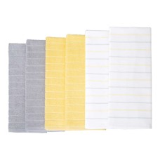 Stripes & Solids Kitchen Towel6-piece Set