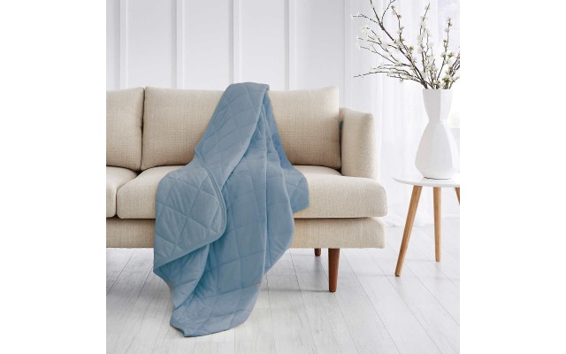 Sutton Place Cooling Throw, Blue