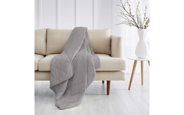 Sutton Place Cooling Throw, Gray