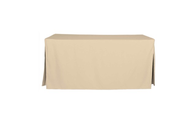  6-foot Rectangular Table Cloth, Red