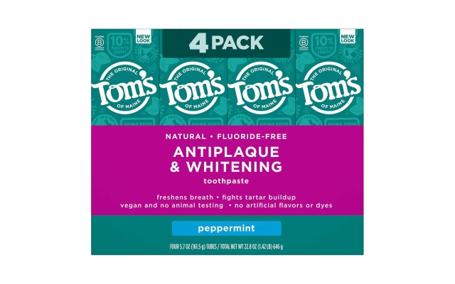  Antiplaque & Whitening Toothpaste 5.7 oz, 4-pack