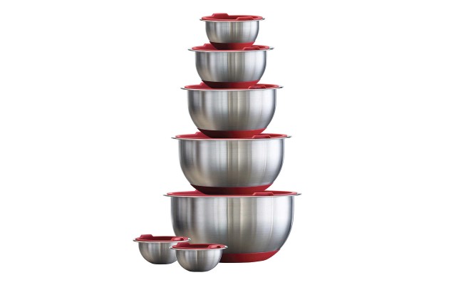  14-piece Stainless Steel Mixing Bowl Set with Lids