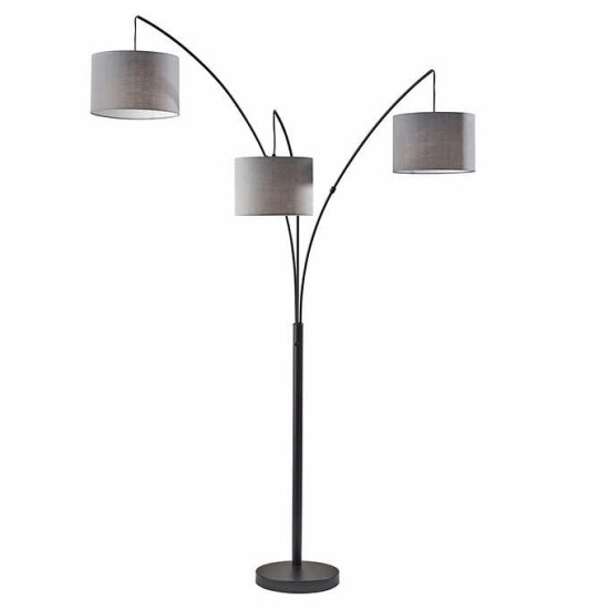 Trinity 3-Arm Arc Floor Lamp