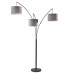 Trinity 3-Arm Arc Floor Lamp