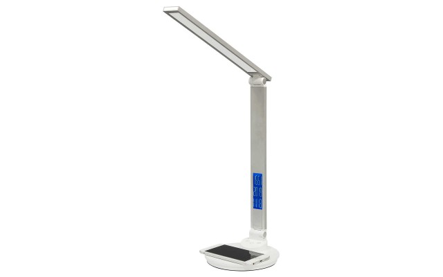 Ultrabright Alex LED Desk Lamp w/Wireless Charging, White