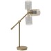  Vintage Series Edison III, LED Desk Lamp w/Wireless Charger, Gold
