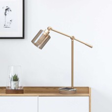 UltraBrite Vintage Series Edison IIILED Desk Lamp w/Wireless Charger