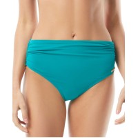 Vince Camuto High-Waisted Bikini Bottoms, Green, M