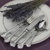 Wallace Napoleon Bee 18/10 Stainless Steel 45-piece Flatware Set