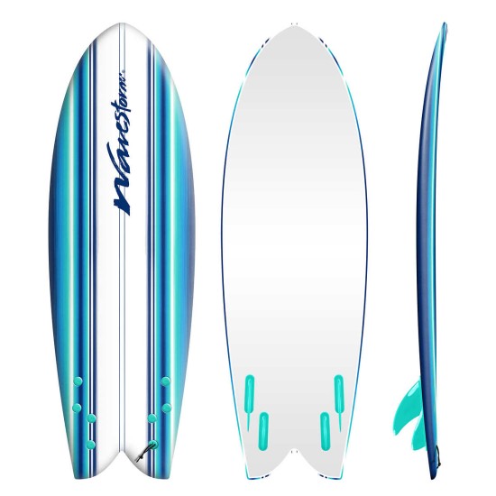  5’8″ Retro Fish Surfboard