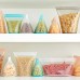  10-piece Reusable Platinum Silicone Food Containers