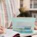  4-piece Reusable Platinum Silicone Food Containers
