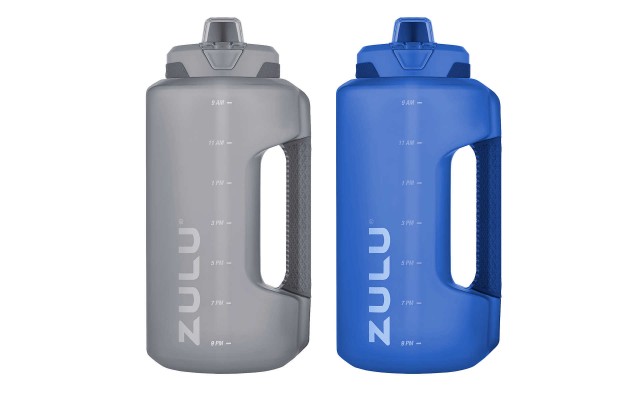  Goals 64oz Half Gallon Plastic Jug 2-pack, Blue