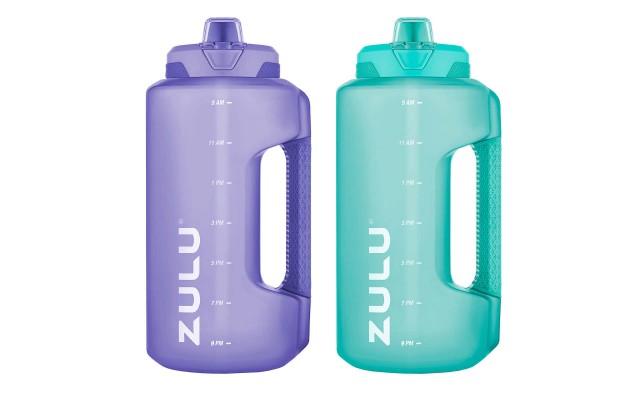 Goals 64oz Half Gallon Plastic Jug 2-pack, Purple
