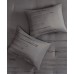  Jenda King 8 Piece Comforter Set Bedding, Grey