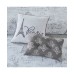  Marseille King/California King 5 Piece Reversible Paris Print Duvet Cover Set, Grey/Charcoal