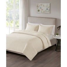 510 Design Otto Full/Queen 3 Piece Coverlet Set, Ivory