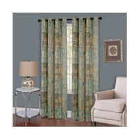 Achim Vogue Grommet Window Curtain Panel, 50×84, Multicolor