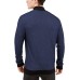  Men’s Zip-Front Sweater Jacket, Navy, XX-Large