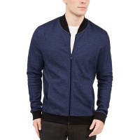 Alfani Men’s Zip-Front Sweater Jacket, Navy, XX-Large