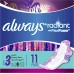  Radiant Extra Heavy Flow Pads with Wings Light, Clean Scent – Size 3, 11 C, 2 Pack, 3