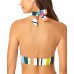  Halter Women’s Bikini Top, Multi, XS