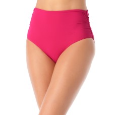 Anne Cole High-Waist Bikini Bottoms Women’s Swimsuit, Pink, L