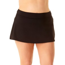 Anne Cole Plus Size Swim Skirt Women’s Swimsuit, Black, 18W