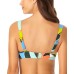  Polynesian Palm Underwire Bikini Top, 38D, Multicolor