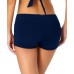  Wrap-Front Shorty Swim Bottoms, Blue, Large