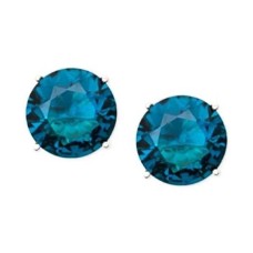 Anne Klein Gold-Tone Blue Round Stone Stu Blue 1SZ 60398687