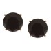  Gold-Tone Faceted Jet Stone St Jet 1SZ 60398694