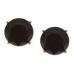 Gold-Tone Faceted Jet Stone St Jet 1SZ 60398694