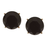 Anne Klein Gold-Tone Faceted Jet Stone St Jet 1SZ 60398694