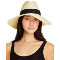 Aqua Women’s Straw Sun Hat, Cream