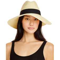 Aqua Women’s Straw Sun Hat, Cream