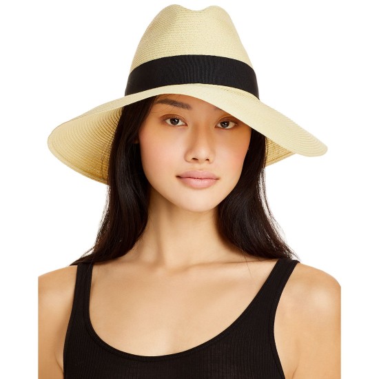  Women’s Straw Sun Hat, Cream