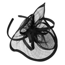 August Hat Fascinator Hat (Black)