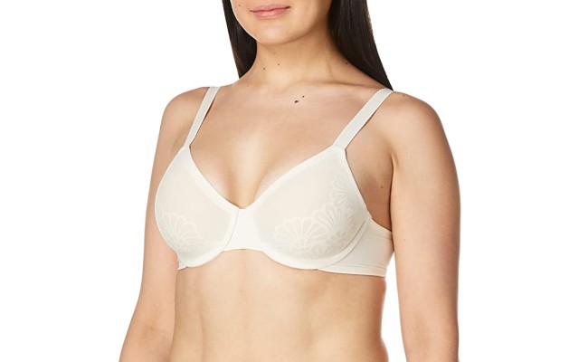  Womens Beauty Lift Uplifting Support Underwire Bra, 34B Porcelain/Nude