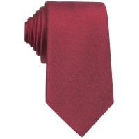Bar III Mens Silk Skinny Neck Tie Red O/S