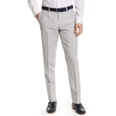 Bar Iii Men’s Slim-Fit Gray Plaid Linen Suit Separate Pants
