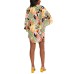  Printed Caftan Cover-Up, MULTI/COLOR, Large