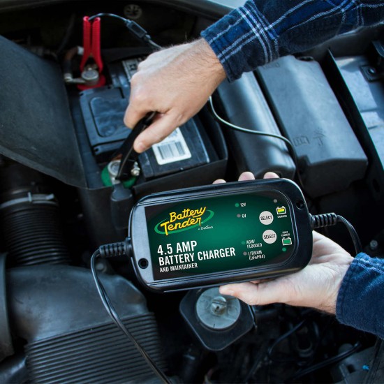 4.5 Amp SuperSmart Battery Charger & Maintainer